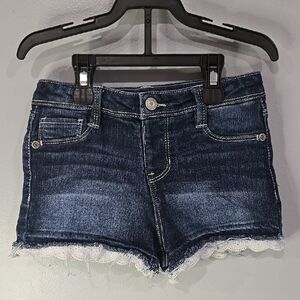 Sonoma Kids Denim Shorts with Lace Trim